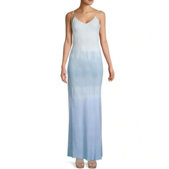 DANNIJO Tie-Dye Maxi Slip Dress - Picture 1 of 10
